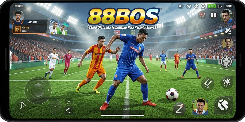 Gameplay seru dalam 88BOS yang menunjukkan aksi olahraga.