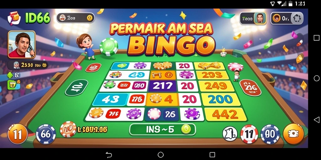 Tampilan gameplay seru dalam game Bingo ID66