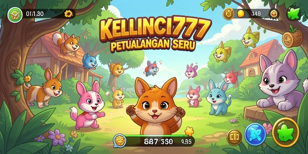 Screenshot menampilkan aksi seru dari gameplay KELINCI777.