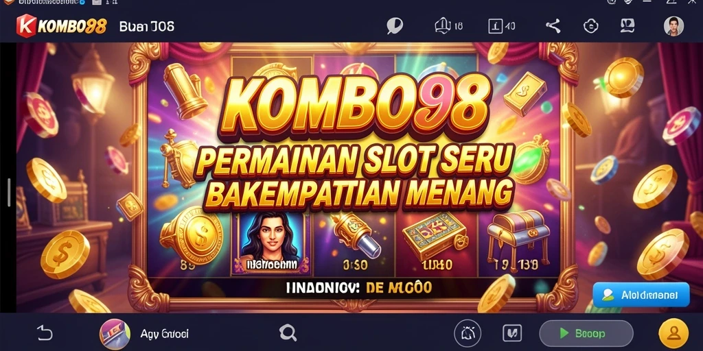 Tampilan gameplay KOMBO88 yang menarik dan penuh warna.