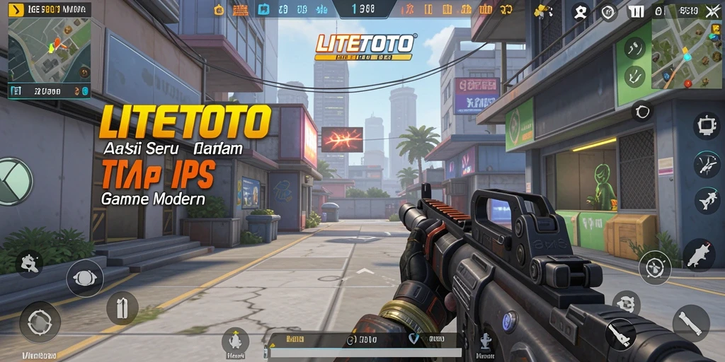 Tampilan gameplay LITETOTO yang seru dan penuh aksi.