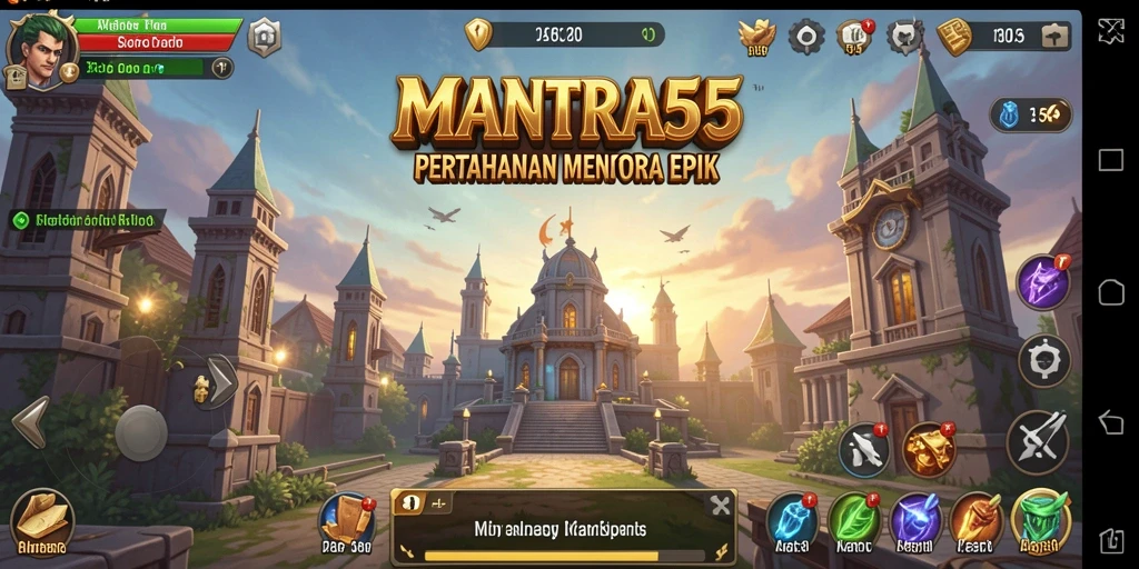 Tampilan gameplay menarik dari MANTRA55 yang menegangkan.
