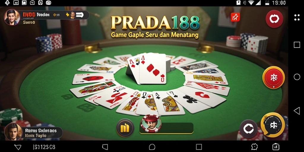 Tampilan gameplay seru dan menantang di PRADA188.