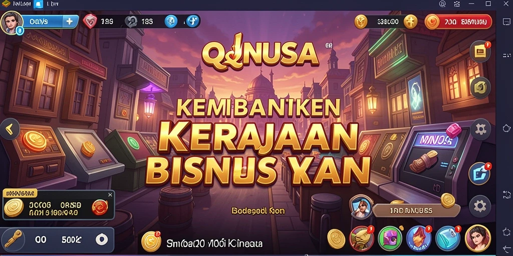 Tampilan gameplay QQNUSA yang menawan dan interaktif.