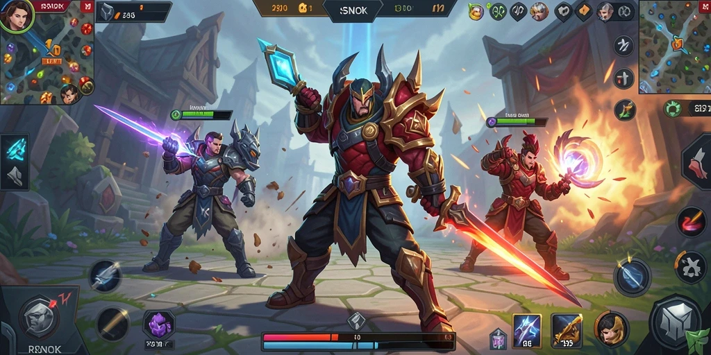 Tangkapan layar seru dari gameplay RSNOK yang dinamis.