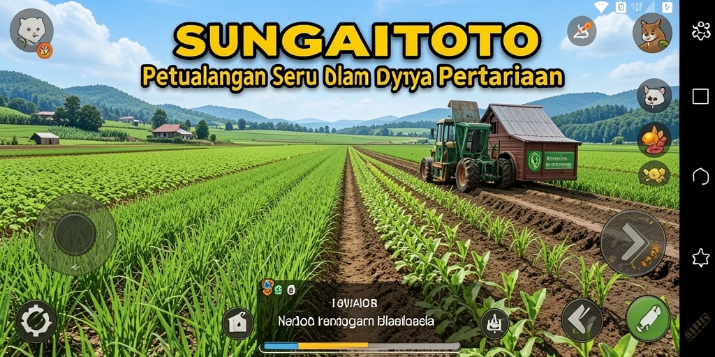 Tangkapan layar menampilkan fitur gameplay yang menarik dalam bertani.