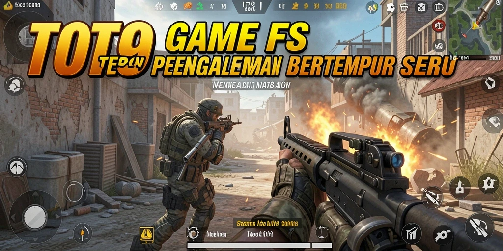 Screenshot utama dari gameplay TOTO9 yang intens dan mendebarkan.